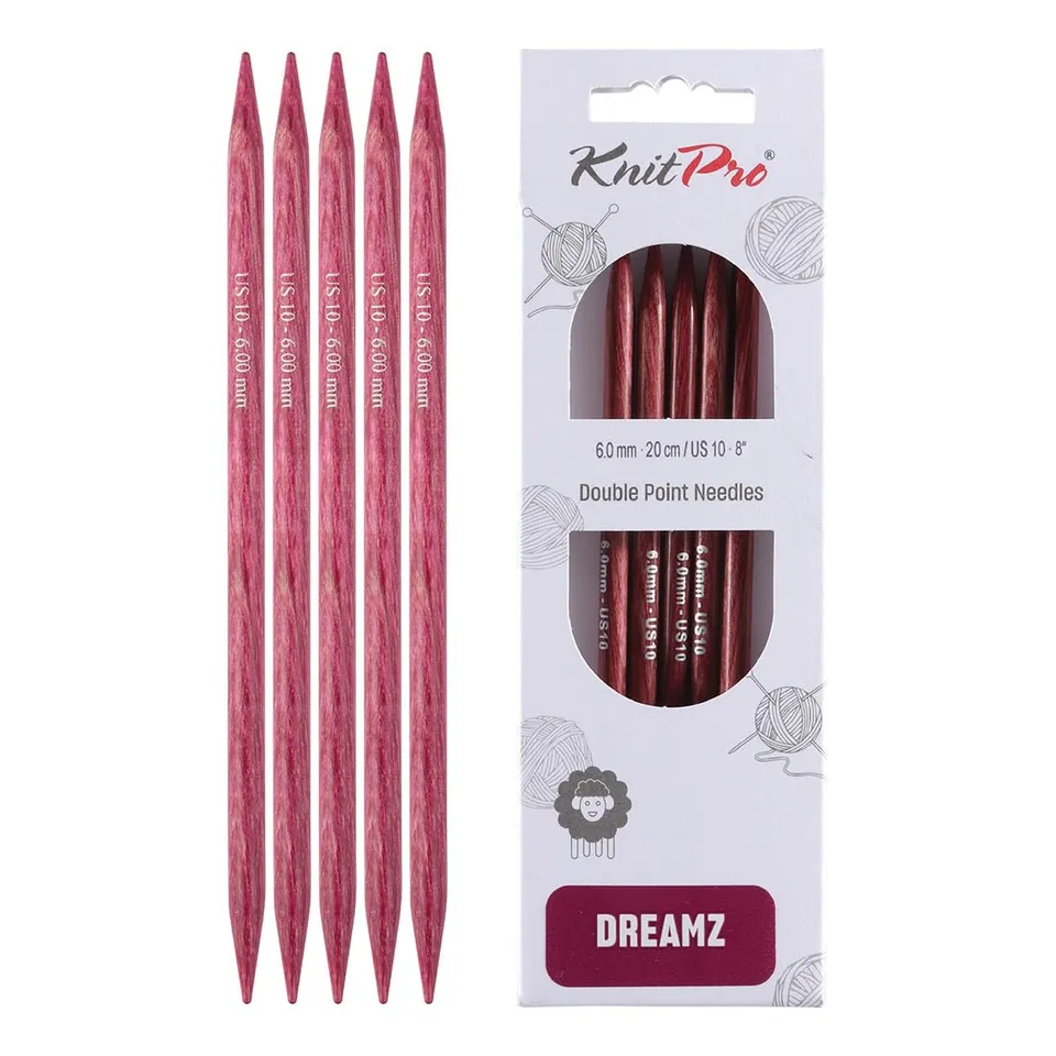 knitpro-dreamz-nadelspiel-20cm-6-0mm-birkenholz image 1