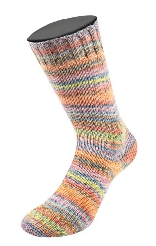 lana-grossa-landlust-sockenwolle-seide-4-fach-rot-seegr-n-fuchsia-400m-100g image 8