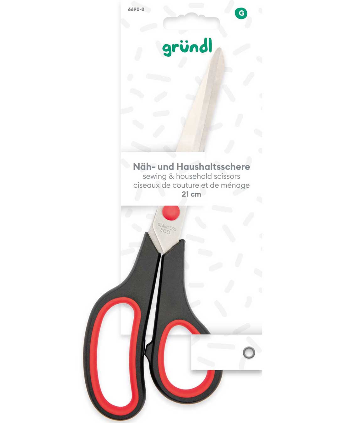 gr-ndl-universalschere-14-cm-karbonstahl-schere-f-r-wolle-stoff-und-papier image 4