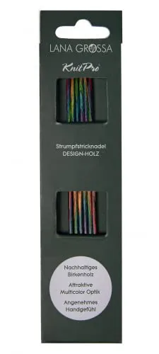 lana-grossa-strumpfstricknadeln-holz-birkenholz-multicolor-15-cm-3-0-mm image 1