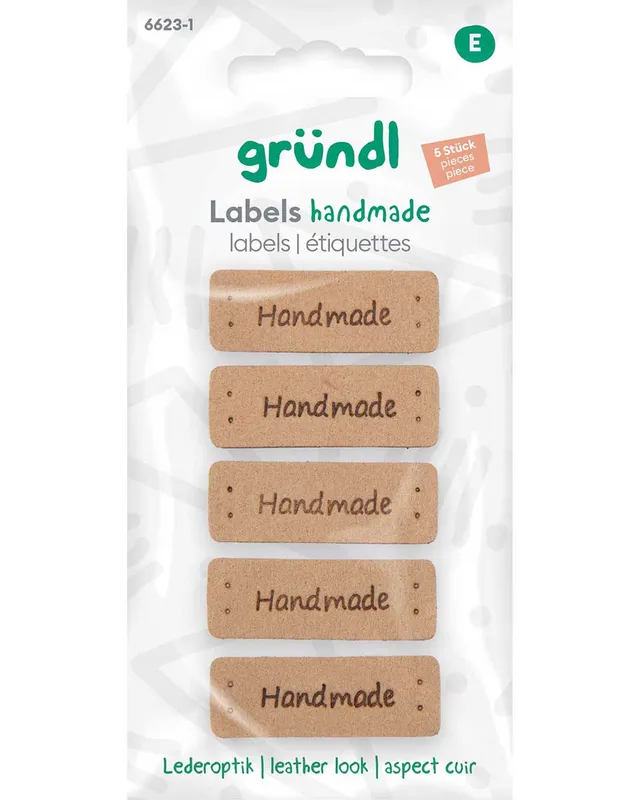 gr-ndl-labels-in-lederoptik-handmade-braun-5-st-ck image 1