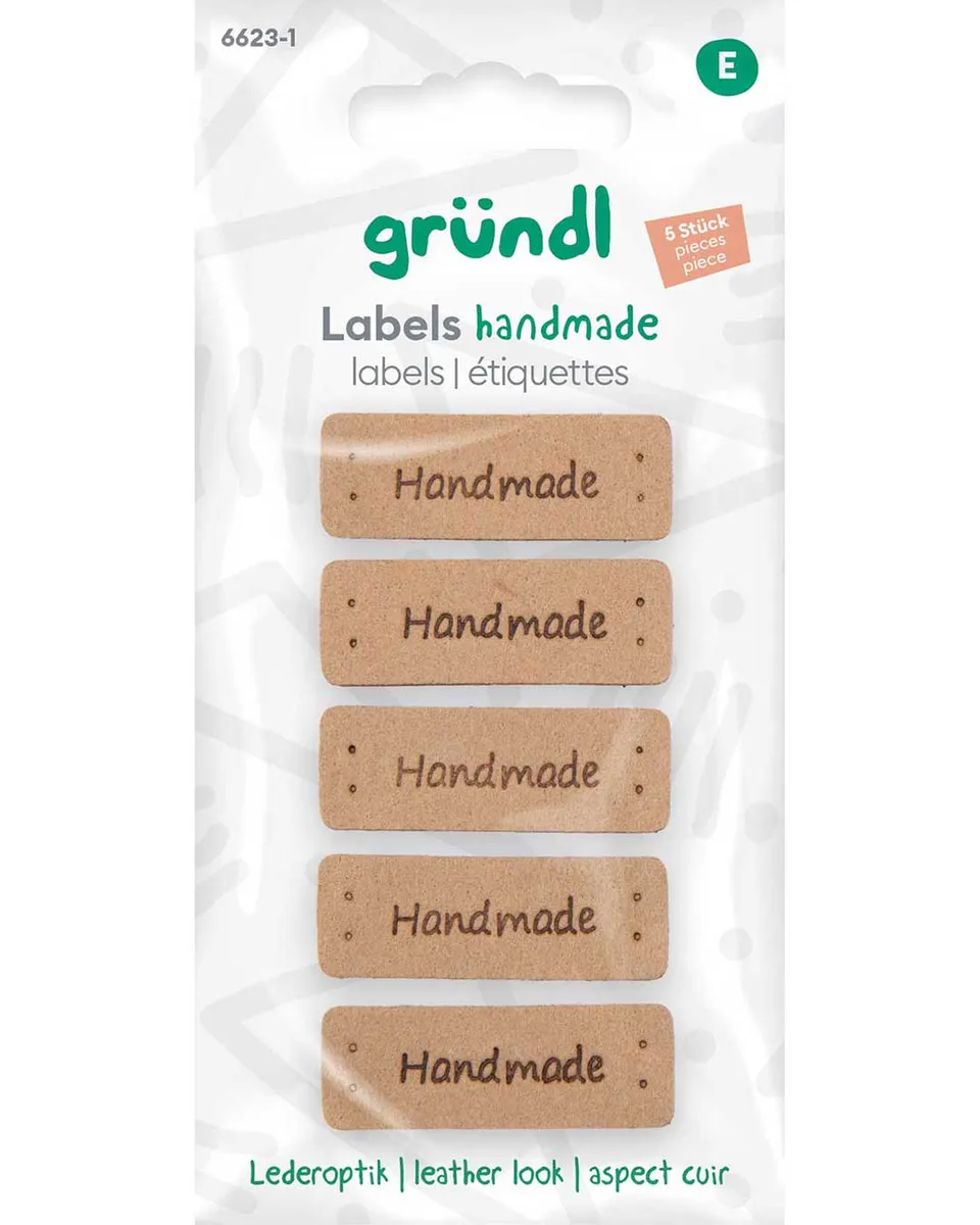 gr-ndl-labels-in-lederoptik-handmade-braun-5-st-ck image 1